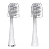 Waterpik Genuine Full Size Replacement Brush Heads With Covers for Sonic-Fusion Flossing Toothbrush SFFB-2EW, 2 Count White