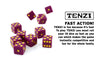 TENZI Party Pack Dice Game - A Fun, Fast Frenzy for The Whole Family - 6 Sets of 10 Colored Dice with Storage Case - Colors May Vary