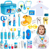 Kids Doctor Kit for Toddlers 3-5 Boys Girls,32 Pcs Toddler Dress Up Pretend Play Dentist Medical Kit Kids Doctor Playset with Stethoscope Costume Gifts Educactional Toys for 3 4 5 Year Old Boys Girls