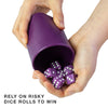 Brybelly Farkle: The Family Dice Game | Fun Dice Game for Game Nights | 6 Cups & Dice | 6 Player Game Only