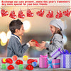 [ Filled Large Heart Box ] AMENON 28 Pack Valentines Gifts for Kids Classroom , 3D Maze Puzzle with Valentines Cards Sensory Fidget Toys Exchange Favors Kids Brain Teaser Game Keychain School Prizes