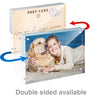 Acrylic Picture Frame, TWING 5 x 7 Inch 5 Pack Acrylic Photo Frame Horizontal Magnet Double Sided Acrylic Frames Set with Microfiber Cloth,12 + 12MM Thickness Clear Picture Frame Desktop Display Gift Ideal