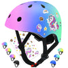 Wemfg Color Gradient Adjustable Helmet, Kids Toddler Girls Boys Child Bike Helmet for Multi-Sports Cycling Skating Bike Rollerblading Scooter Ages 2-4, 3-5, 5-8, 8-14