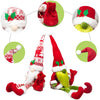 BWFY Christmas Gnomes Decorations 2PC Gnomes Plush Collectible Figurine Tomte Merry Christmas Santa Gnome Swedish Tomte Nisse Plush for Decor Holiay Party Gifts