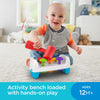 Fisher-Price Toddler Toy Tap & Turn Bench Pretend Tools 2-Sided Construction Set for Ages 1+ Years