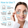 LAVONE Under Eye Patches-30 Pairs Hydrating & Anti-aging Eye Mask Skin Care for Dark Circles and Puffiness,Reduce Wrinkles,Eye Bags and Fine Lines,Eye Masks for Women and Man,with Hair Clips