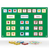 Boczif Sentence Building Center Felt-Board, Created Resources Sentence Building Words Cards Includes The Noun Adjective or Verb, Educational Tool for Home School