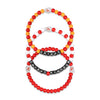 FOCO Kansas City Chiefs NFL 3 Pack Beaded Friendship Bracelet