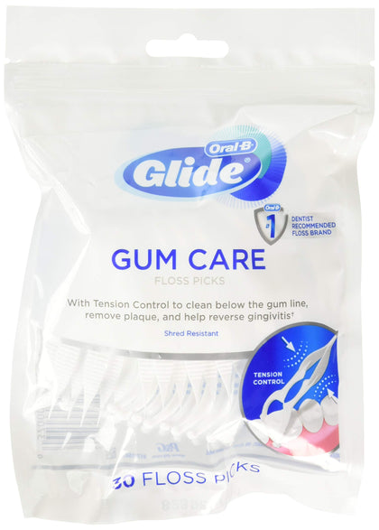 Glide Pro-Health Advanced Floss Picks 30 Ea,30 Count (Pack of 2)