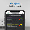 YO Home Sperm Test | at-Home Fertility Test Kit for Men | Check Motile Sperm Concentration with | Fast Results Using Your Smartphone | Includes 4 Tests | Private, Convenient, Easy to Use