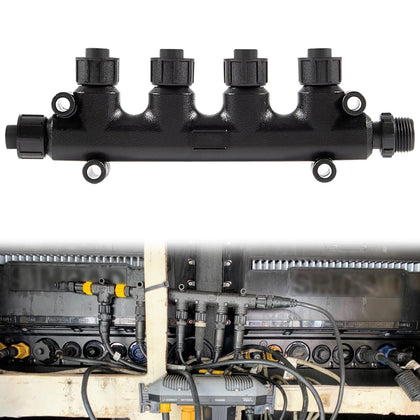 yourour NMEA 2000 (N2k) 4-Port MultiPort (Tee) T-Connector for Garmin Lowrance Simrad B&G & Navico Networks,Replace for 0101107801