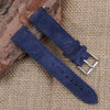 Onthelevel Suede Watch Strap-18mm 19mm 20mm 22mm 24mm Suede Leather with Black Leather Back Watch Band for Men or Women