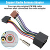 Car Radio Wiring Harness Adapter Compatible with BMW 3 E30 E36 E46 E34 5 E39 ISO Stereo Wire Cable with Antenna Connector