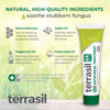 terrasil antifungal cream with clotrimazole and natural activated minerals, anti fungal skin cream 6x max,for men and women, 14g
