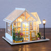 GuDoQi DIY Miniature Dollhouse Kit, Tiny House kit with Music, Miniature House Kit 1:24 Scale, Great Handmade Crafts Gift for Birthday Christmas, Beautiful Flower Shop