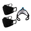 WITHMOONS Cloth Face Mask Washable Reusable 3 Ply Mouth Shield Breathable with Nose Wire 3PACK EU0304