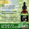 Nature's Magic Jamaican Black Castor Oil for Hair Growth, Cold Pressed Unrefined Oil for Body Face & Skin, Multipurpose for Skin Care Nails & Eyelashes, Nourish the Scalp, Stimulate Growth