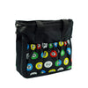 Yuanhe Bingo Dauber Bags with 6 Pockets Black Bingo Tote Bag