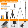 Tripod for Camera, 82 inches Camera Tripod Heavy Duty, Aluminum DSLR Tripod & Monopod, Tall Lightweight Travel Tripod, Professional Camera Stand Tripod for Spotting Scope Telescope Binoculars