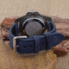 Onthelevel Suede Watch Strap-18mm 19mm 20mm 22mm 24mm Suede Leather with Black Leather Back Watch Band for Men or Women