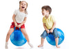 Hopper Ball with Handle for Kids - 20-Inch (50cm) Hippity Bounce Ball for Kids Ages 7-9, Blue Jumping Kangaroo Hop Ball Boys or Girls Gift, Sit and Hoppity Bouncer Ball with Hand Pump