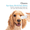 Petkin Fingertip Eye Wipes for Dogs and Cats, 50 Finger Wipes - Slip-On, Snug Fit, Micro-Bristle Fabric - Cleans Eye Area, Dirt and Tear Stains - Convenient, Ideal for Home and Travel - No Scent