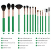 Makeup Brushes Set,Foundation Powder Brush Eyeshadow Brush Concealers Blush Face Professional Make up Brushes Kit with Gifts Box for Woman(Jade Green,14Pcs)