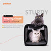 Top Load Soft Pet Carrier for Large and Medium Cats, 2 Kitties. Sturdy, Well-Ventilated, Cozy, Collapsible, Easy to get cat in