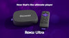 Roku Ultra | Streaming Device HD/4K/HDR/Dolby Vision with Dolby Atmos, Bluetooth Streaming, and Roku Voice Remote with Headphone Jack and Personal Shortcuts, includes Premium HDMI® Cable