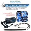Nocqua 20Ah Pro Power Water-Resistant Battery and Charger Kit - Compatible with GPS, Depth and Fish Finders, and Most 12V Electronics