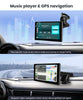 Podofo Wireless Apple CarPlay Car Stereo, Portable CarPlay Radio with 7