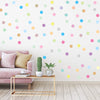 240 Pieces Polka Dots Wall Decals 2 Inch Multi-Color Rainbow Dots Wall Stickers Vinyl Dots Decals Circle Wall Stickers for Kids Boys Girls Bedroom Living Room Wall Decor (20 Pastel Rainbow Colors)