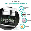 ATN Cosmetics Collagen & Caffeine Eye Cream for all skins type, Eye Cream for Dark Circles, Wrinkles & Puffiness, Infused with Hyaluronic Acid & Niacinamide, 1.7 OZ / 50 G