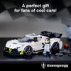 LEGO Speed Champions Koenigsegg Jesko 76900 Racing Sports Car Toy with Driver Minifigure, Racer Model Set for Kids