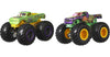 Hot Wheels Monster Trucks Demolition Doubles, Set of 2 Toy Monster Trucks in 1:64 Scale (Styles May Vary)