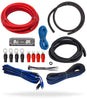 InstallGear 4 Gauge Amp Kit - Amp Kit with Amplifier Installation Wiring True Spec and Soft Touch Wire - 4 Gauge Wire - Amp Wiring Kit 4 Gauge - Sub Wiring Kit - Amp Wire Kit