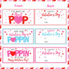 Valentines Day Gifts for Kids - 24 Pack Valentines Cards with Heart POP Bracelets - Sensory Fidget Toys Valentine for School Classroom Gift Exchange Party Favors Supplies for Toddlers Girls Boys