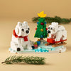 LEGO Wintertime Polar Bears 40571 Christmas Décor Building Kit, Polar Bear Gift, Great Stocking Stuffer for Kids, Features a Christmas Tree Toy and Two Polar Bear Toys