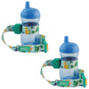 PBnJ Baby SippyPal Sippy Cup Holder Strap Leash Tether (Dinosaur 2-Pack)