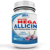 100% Mega Allicin Stabilized Patented Allicin from Garlic | Powerful 180,000mcg (180mg) 90 Vegetarian (vCAPS) Odor-Controlled, Non-GMO, Gluten-Free | Derrived from Allium Sativum (90 Count)