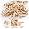 Mini Clothes Pins for Photo, Small Clothespins 200 pcs 1