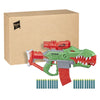 Nerf DinoSquad Rex-Rampage Motorized Dart Blaster, 10-Dart Clip, 20 Official Darts, 10-Dart Storage- T-Rex Dinosaur Design