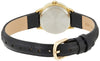 Timex Women's Easy Reader 25mm Watch - Gold-Tone Case White Dial with Black Leather Strap