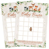 Printed Party Baby Shower Kit, Double-Sided Woodland Theme, 5 Games and Activities (50 Guests)