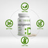 Apigenin, 100mg Per Serving, 240 Capsules - Raw Plant Extract from Chamomile Flower - Active Bioflavonoids & Antioxidants - Sleep & Relaxation Supplement - Non-GMO