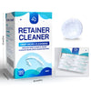 Retainer & Denture Cleaner Tablets - 4 Months Supply (120 pcs) Dental Retainers for Aligner - Mouth & Night Guards - False Teeth Whitening - Removes Odor & Plaque (120 Pcs)