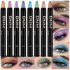 evpct 8Pcs Cream Eye Shadow Sticks Makeup Set for Eyes, Desert Mocha Beige Gold Light Purple Pink Sky Dazzling Blue Geen Shimmer Eye Crayon Liquid Eyeshadow Palette Brightener Stick Pencil Pen Bulk 2