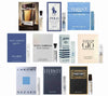 GHBB 10 Men's Top Designer Fragrance Sampler Collection Luxury High-End Vials for Men, Mini Cologne Sample Set