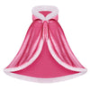 visofayo Girls Dress Up Hodded Cape Toddler Costume for Princess Cloaks