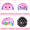 FIODAY Toddler Helmet, Unicorn Kids Bike Helmet with DIY Stickers Adjustable Bicycle Helmet for Girls Boys Cycling Skateboard Inline Skating Scooter, 3-5-8 Years